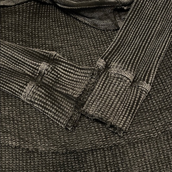 Free people one Black Cowl Neck Women's Sweater - Picture 4 of 5